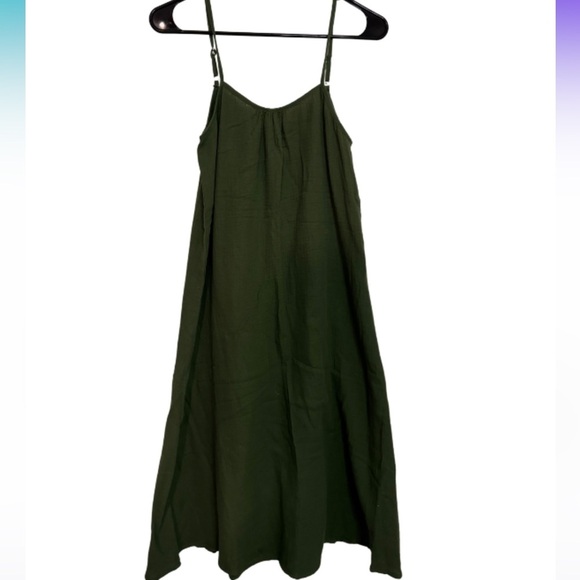 NWT Citrine Swim Forest Green Della Dress Size Small Adjustable Straps - Picture 2 of 10